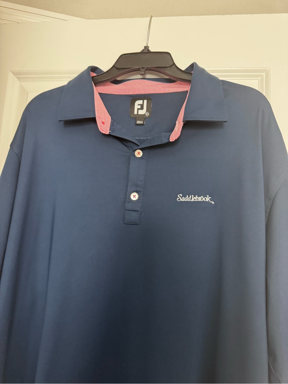 FootJoy Saddlebrook Resort Navy Performance Golf Polo